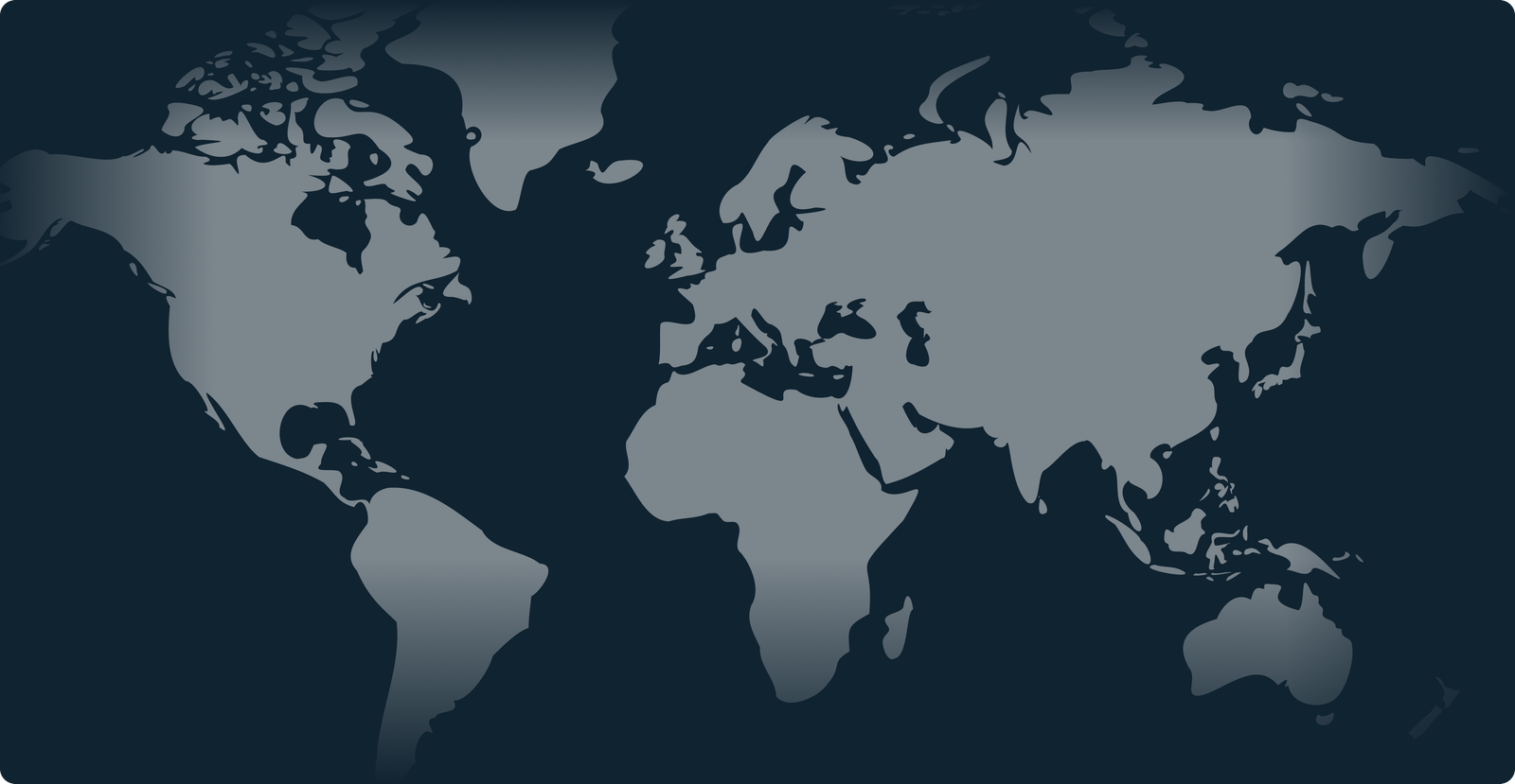 World map showing ORCA Computingâ€™s international reach