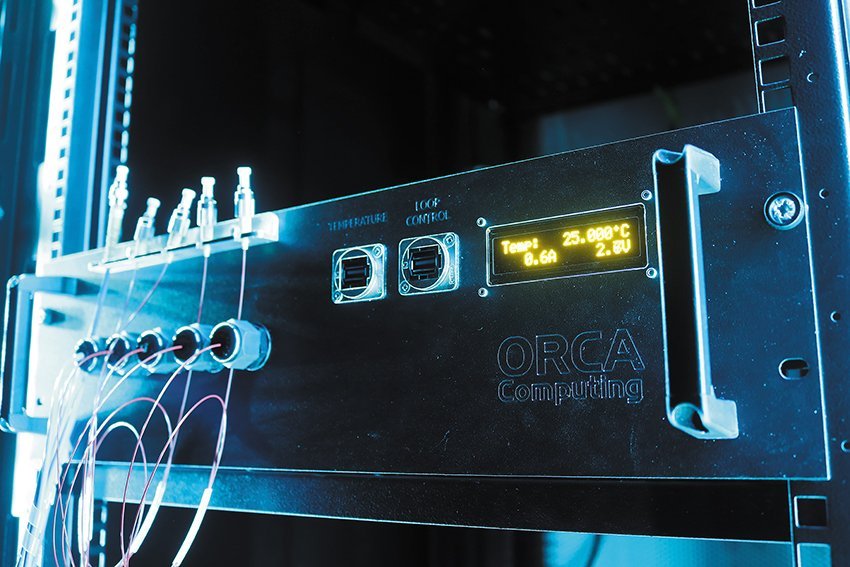 Fibre connections and components of an ORCA photonic quantum computer