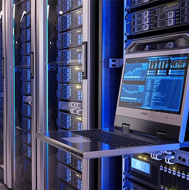 High-performance computing server racks
