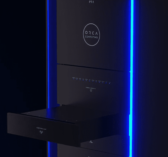ORCA PT-1 photonic quantum computer cabinet