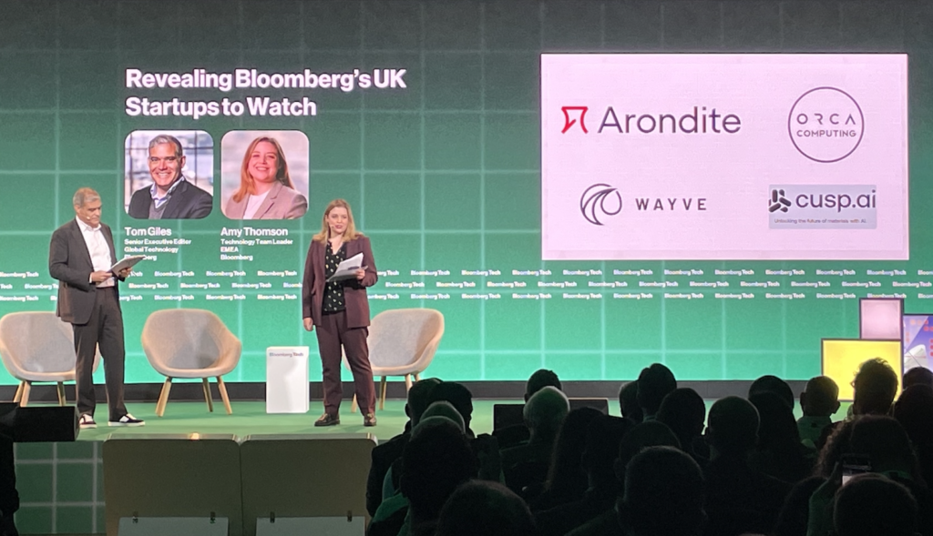 Panel discussion at Bloomberg UK Startups to Watch 2024