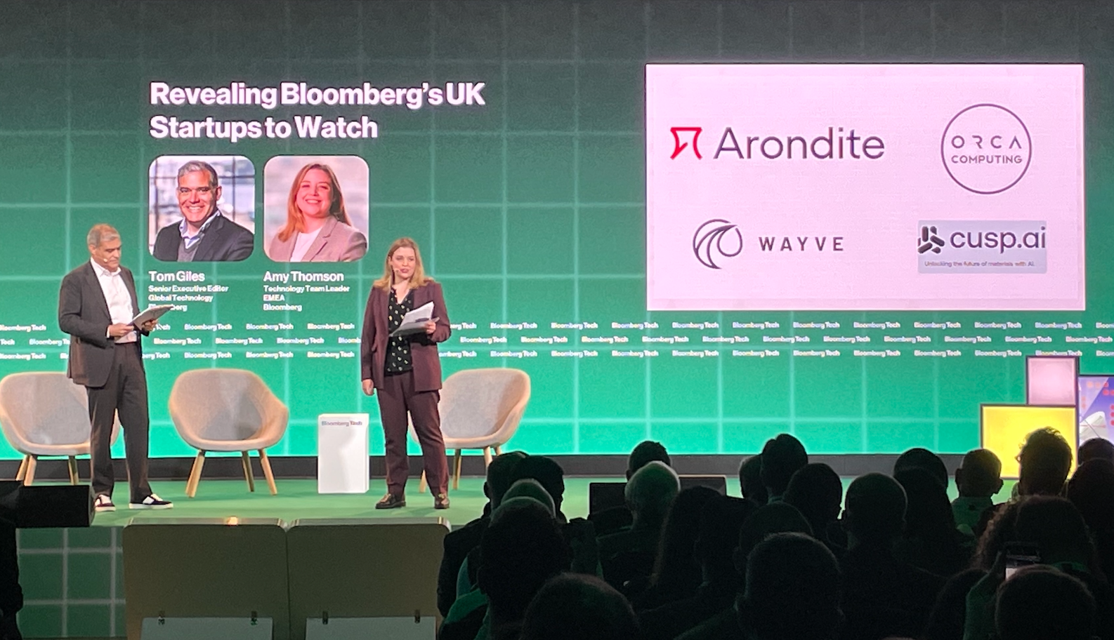 Panel discussion at Bloomberg UK Startups to Watch 2024