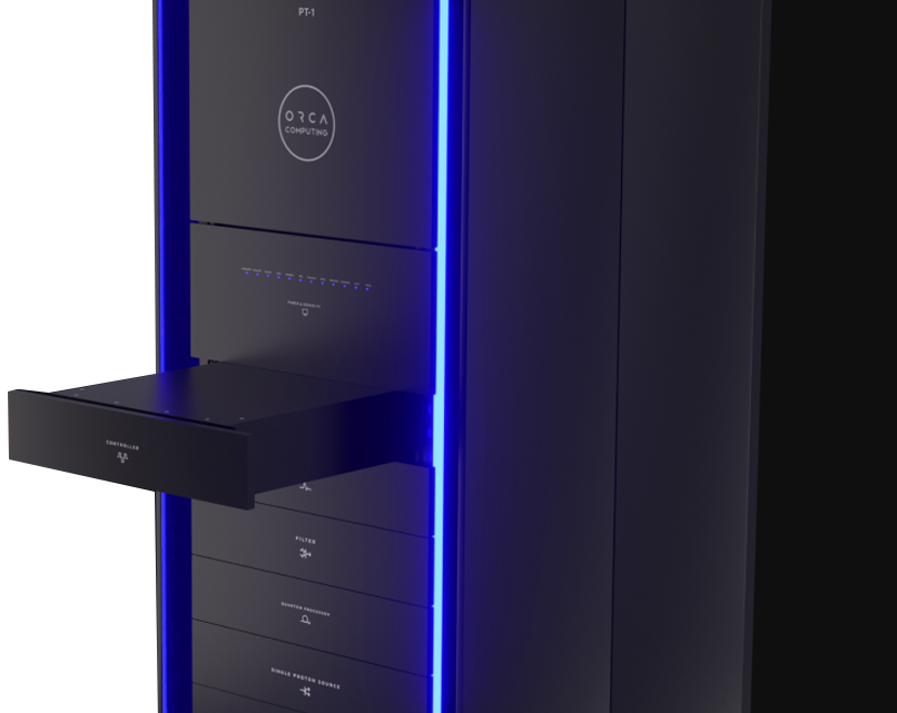 ORCA PT-1 photonic quantum computer cabinet