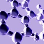 Illustration of connected molecular structures