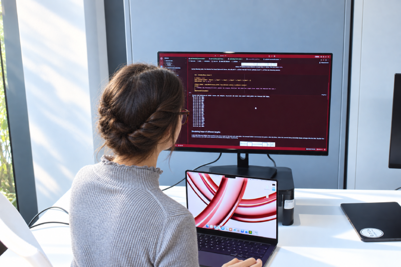 Developer working with the ORCA software development kit